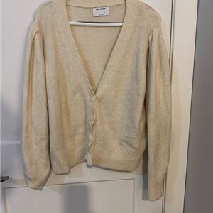 Old Navy Women's Soft Cream Cardigan